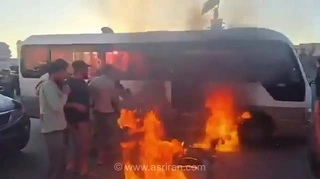 مسدود شدن بزرگراه حلب - دمشق در پی اعتراضات به افزایش قیمت سوخت