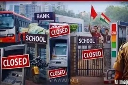 فلج شدن حمل‌ونقل و تجارت در ایالت کارناتاکای هند به دلیل اعتصاب سراسری بر سر بحران آب