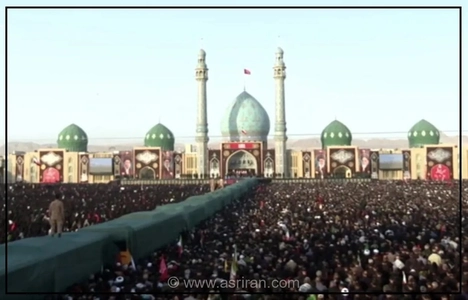 آخرین تشییع عمومی رهبر شهید؛ از مسجد جمکران تا حرم حضرت معصومه در شهر قم (+عکس)