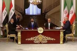 گسترش همکاری‌های راهبردی تهران و بغداد؛ امضای تفاهم‌نامه مشترک اقتصادی میان مسعود پزشکیان و نخست‌وزیر عراق در کاخ سعدآباد