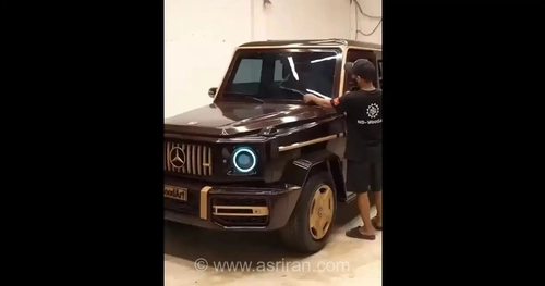 مرسدس بنز G کلاس چوبی: شاهکاری عجیب و دیدنی از هنر و خودرو