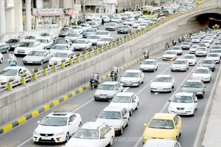 ترافیک سنگین در جاده های شمالی و ورودی پایتخت