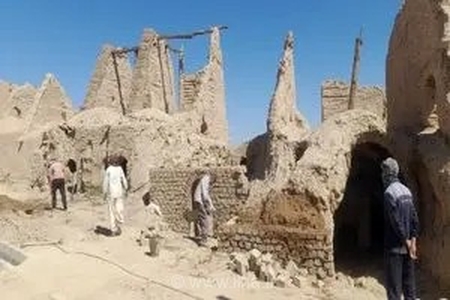 آغاز فصل جدید مرمت آسبادهای تاریخی خیرآباد در طبس مسینا با هدف ثبت جهانی