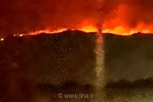 آتش‌سوزی در منطقه حفاظت‌شده بدیل و خائیز بهبهان همچنان ادامه دارد