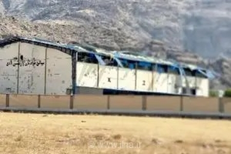 تداوم جنایات ارتش آمریکا در جنوب ایران؛ حمله موشکی به یک سالن ورزشی در شهرستان فراشبند استان فارس