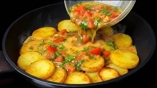 غذای تابه‌ای سیب‌زمینی و تخم‌مرغ