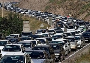 ترافیک سنگین در محورهای شمالی و زیارتی کشور