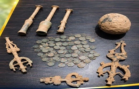 کشف سکه‌های باستانی اشکانی و اشیاء تاریخی در لرستان