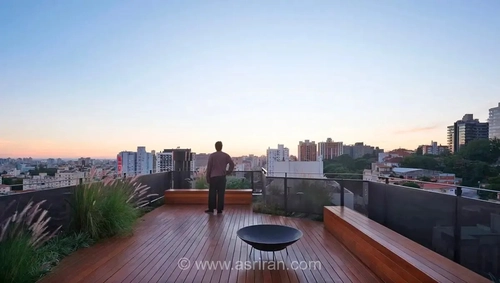 معماری فشرده اما بسیار زیبای یک آپارتمان (+عکس)