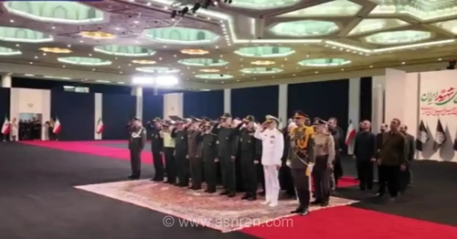 وداع فرماندهان ارشد نیرو‌های مسلح با فرمانده شهید کل قوا