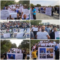 تجمع کارگران آریان فولاد بوئین زهرا در پی قطعی مکرر برق و توقف تولید