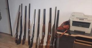 کشف ۱۲ سلاح شکاری غیرمجاز در آستارا و دستگیری شکارچیان متخلف