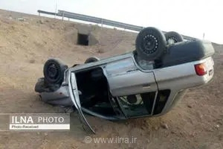 واژگونی مرگبار پراید در محور شوش به اندیمشک؛ ۲ زائر اربعین جان باختند و ۳ نفر مصدوم شدند