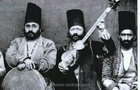 تصویری از نوازندگان هراتی در ایران قاجاری