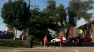 تصاویر زنده‌ از وحشت در پی تیراندازی در پارک کنتاکی