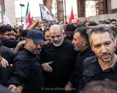 موتورسواری فرمانده سپاه در خیابان‌های اطراف مصلی + تصاویر