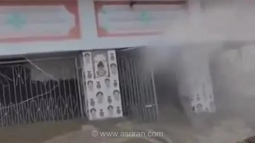 تخریب معبد ۱۵۰ ساله شیوا در هند بر اثر سیلاب گنگ