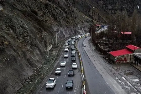 بازگشایی جاده چالوس؛ ترافیک سنگین در هراز و آزادراه‌های تهران