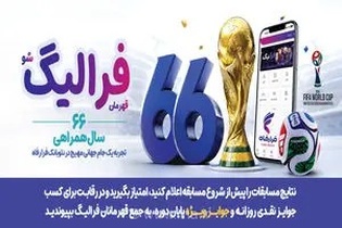 معرفی برندگان نهایی طرح «فرالیگ» بانک رفاه کارگران؛ اهدای جوایز نقدی به نفرات برتر مسابقات جام جهانی