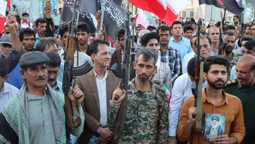 رزمایش اقتدار «جان‌فدایان ایران» در کرمان برگزار شد