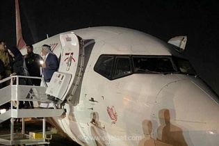خروج هواپیمای سپهران از باند فرودگاه مشهد