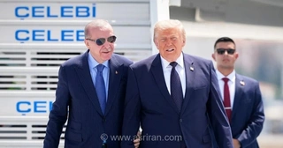 هماهنگی میان خلبانان پرواز نمایشی و مراسم استقبال از ترامپ توسط اردوغان در آنکارا