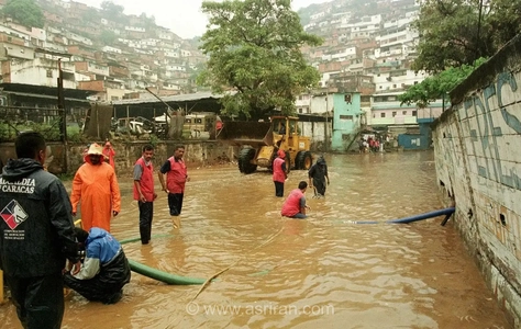 سیل در کاراکاس ونزوئلا: باران‌های شدید خسارت‌های گسترده‌ای به بار آورد