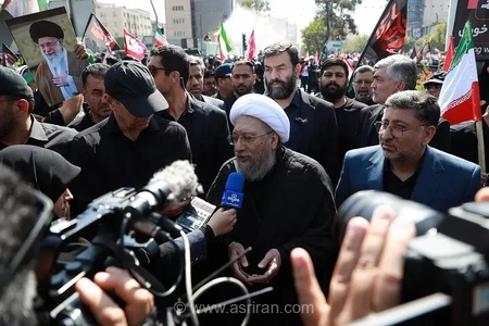 آملی لاریجانی: ایران حول محور آیت‌الله سید مجتبی خامنه‌ای راه رهبر شهید را ادامه می‌دهد