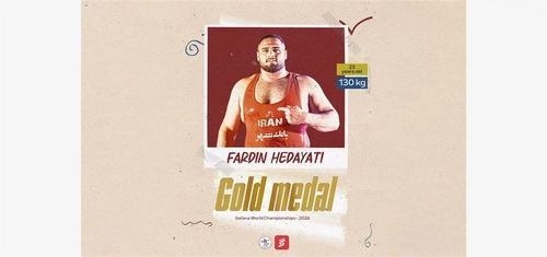 هدایتی با ۵ پیروزی پیاپی طلای فردین را به دست آورد
