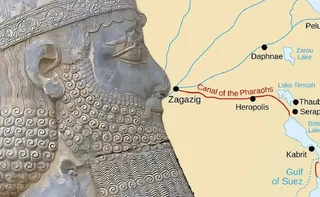 داریوش بزرگ و ساخت کانال سوئز باستان