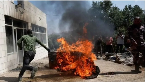 شهرک‌نشینان صهیونیست خودروهای فلسطینی‌ها را در رام‌الله به آتش کشیدند