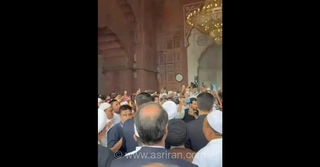 استقبال پرشور هندی‌ها از رئیس قوه قضاییه ایران در نماز جمعه دهلی
