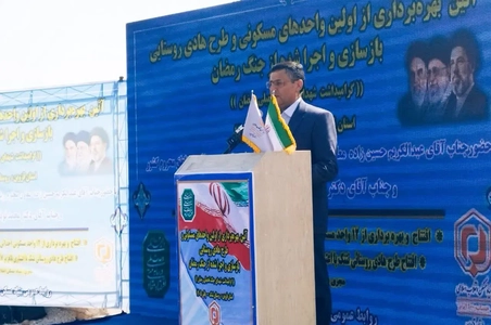 بازسازی سریع خانه‌های روستای تتنک با مشارکت خیرین