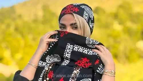 تصاویر تماشایی مهسا کامیابی با لباس سنتی کردی در سفر به طبیعت سرسبز کردستان