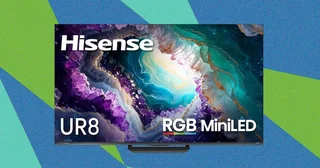 تلویزیون Hisense UR8 RGB MiniLED با کیفیت میانه و دقت رنگی بالا