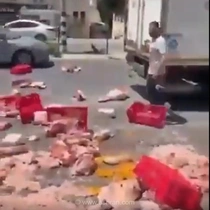 مردم غزه چرا گوشت‌های سازمان ملل نپذیرفتند و دور ریختند؟