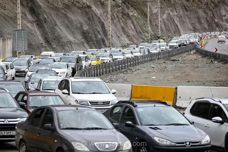 ترافیک سنگین در جاده‌های منتهی به تهران/ وضعیت جاده‌های شمالی عادی است