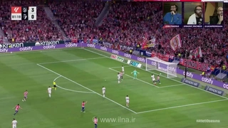 گلزنی بائنا در دیدار اتلتیکو مادرید و اوساسونا