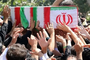 تشییع باشکوه پیکر جانباختگان حادثه وکیل‌آباد مشهد