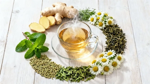 دمنوش‌هایی برای بهبود ناراحتی معده