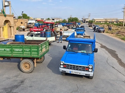تأخیر در توزیع گازوئیل کشاورزی در شاوور کرخه و اعتراض کشاورزان