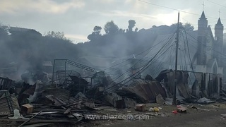 حریق گسترده در بازار اندونزی ۱۱ کشته برجای گذاشت، ۶ قربانی کودک بودند
