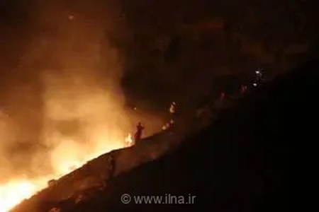 عملیات نفس‌گیر ۶۰ آتش‌نشان برای مهار حریق گسترده در ارتفاعات بلوار جمهوری شیراز با موفقیت پایان یافت