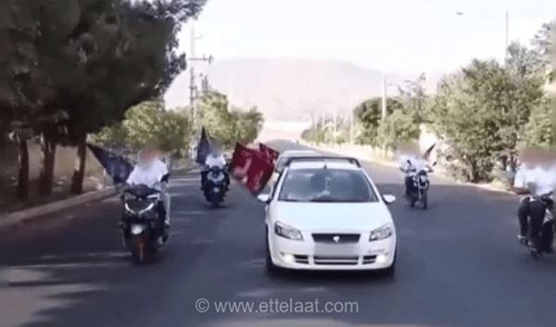 رژه موتوری هواداران سازمان منافقین در کرج؛ شناسایی کامل افراد حاضر