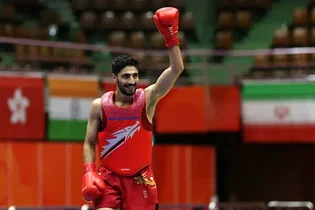 شجاع پناهی نقره‌اش را در فینال ووشو کسب کرد