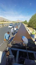 آغاز طرح آسفالت حفاظتی در شیراز/بزرگراه محلاتی به عنوان پایلوت